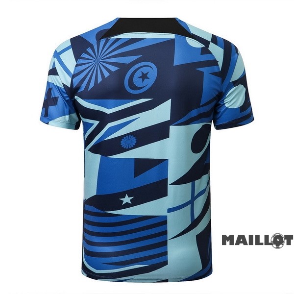 Foot Maillot Pas Cher Entrainement Inter Milán 2022 2023 Bleu Vert
