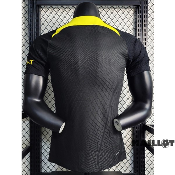 Foot Maillot Pas Cher Entrainement Joueurs Paris Saint Germain 2023 2024 Noir Jaune