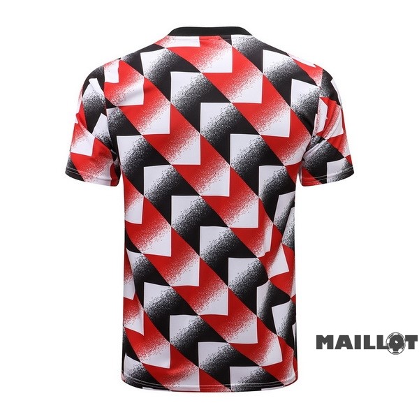 Foot Maillot Pas Cher Entrainement Manchester United 2022 2023 Blanc Rouge Noir
