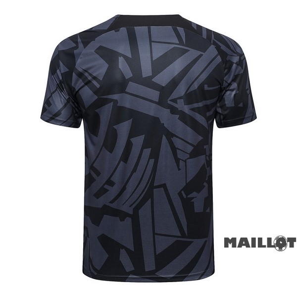 Foot Maillot Pas Cher Entrainement Paris Saint Germain 2022 2023 Gris Noir