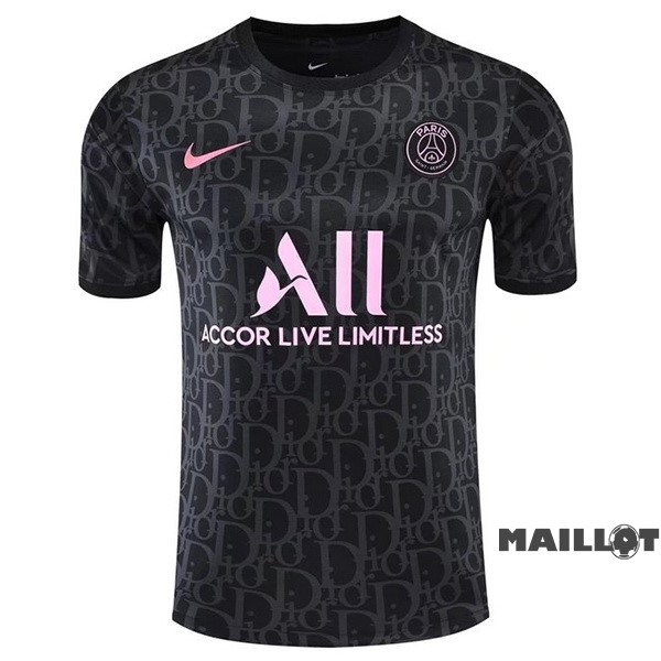Foot Maillot Pas Cher Entrainement Paris Saint Germain 2022 2023 Noir Rose