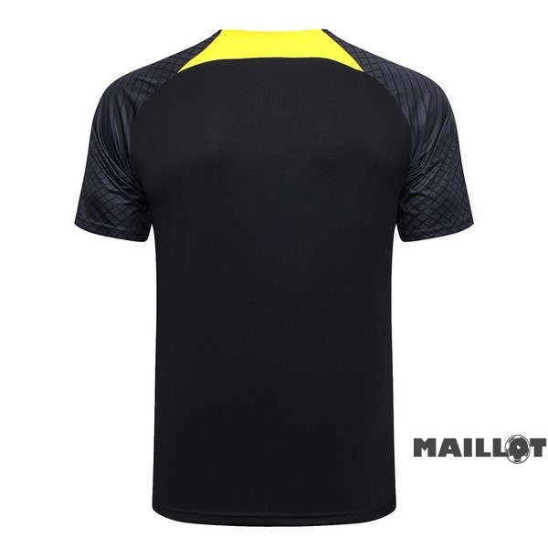 Foot Maillot Pas Cher Entrainement Paris Saint Germain 2023 2024 Noir Jaune