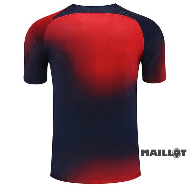 Foot Maillot Pas Cher Entrainement Paris Saint Germain 2023 2024 Rouge Bleu