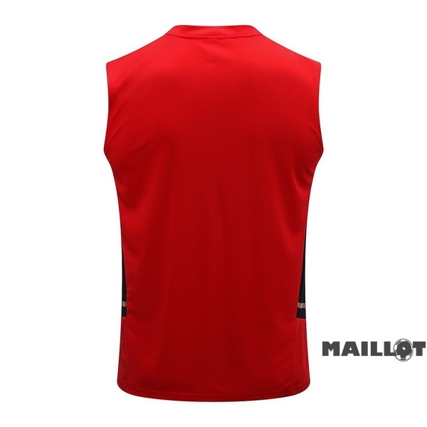 Foot Maillot Pas Cher Entrainement Sans Manches Ajax 2022 2023 Rouge Bleu