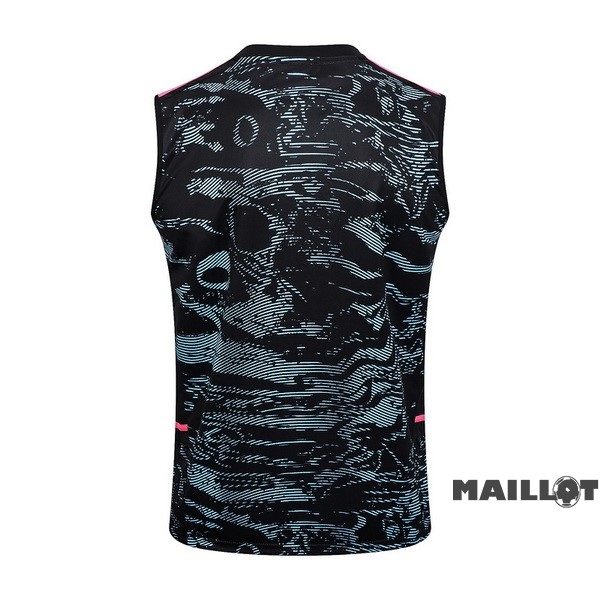 Foot Maillot Pas Cher Entrainement Sans Manches Arsenal 2023 2024 Vert Noir Rose