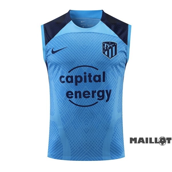 Foot Maillot Pas Cher Entrainement Sans Manches Atlético Madrid 2022 2023 I Bleu