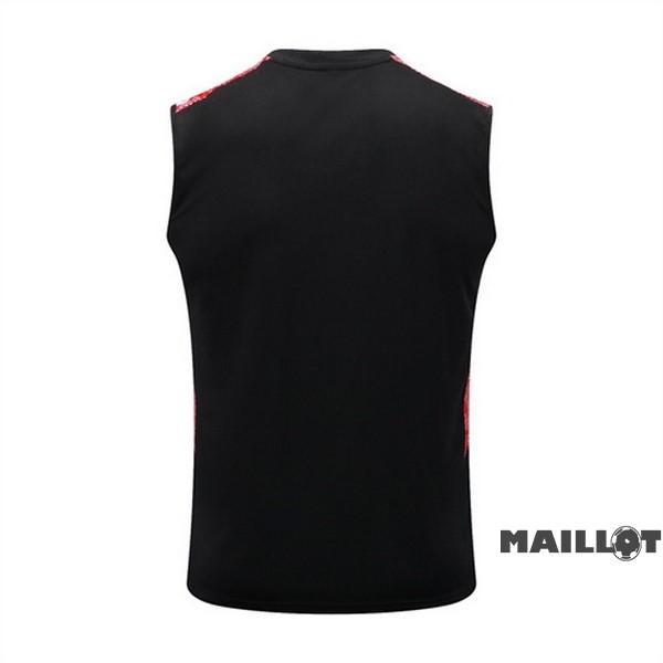 Foot Maillot Pas Cher Entrainement Sans Manches Bayern Múnich 2022 2023 Noir I Rouge