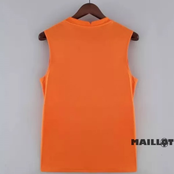 Foot Maillot Pas Cher Entrainement Sans Manches Corinthians Paulista 2022 2023 I Orange