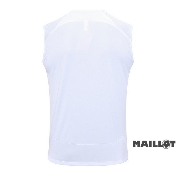 Foot Maillot Pas Cher Entrainement Sans Manches Corinthians Paulista 2023 2024 Blanc