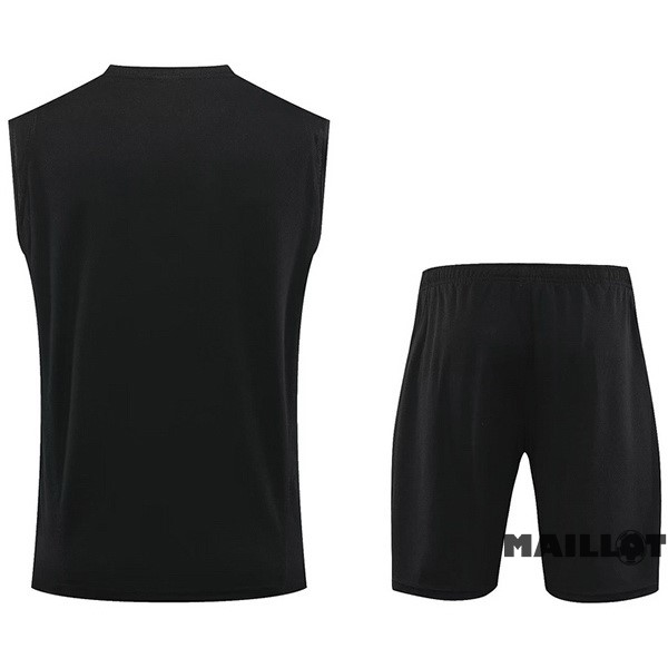 Foot Maillot Pas Cher Entrainement Sans Manches Ensemble Complet Bayern Múnich 2023 2024 Noir
