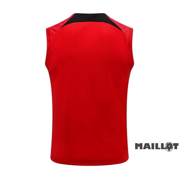 Foot Maillot Pas Cher Entrainement Sans Manches Liverpool 2022 2023 Rouge