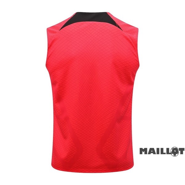 Foot Maillot Pas Cher Entrainement Sans Manches Liverpool 2022 2023 Rouge
