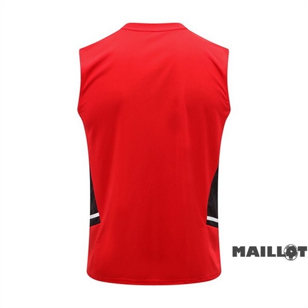 Foot Maillot Pas Cher Entrainement Sans Manches Manchester United 2022 2023 Rouge