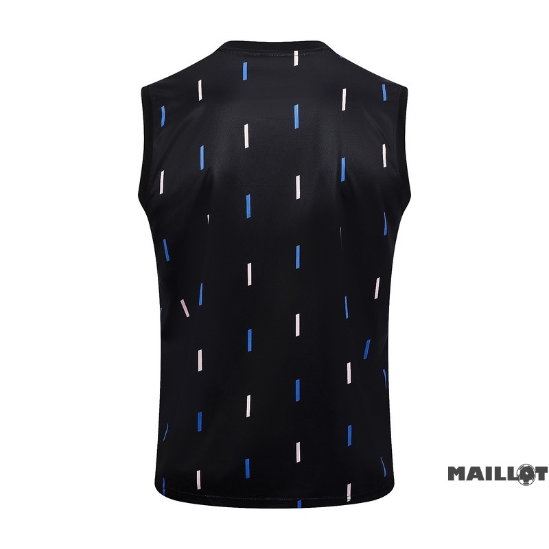 Foot Maillot Pas Cher Entrainement Sans Manches Manchester United 2023 2024 Noir