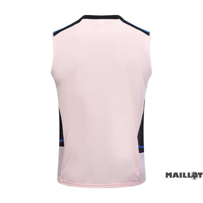 Foot Maillot Pas Cher Entrainement Sans Manches Manchester United 2023 2024 Rose