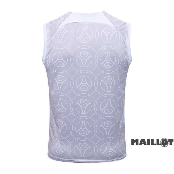 Foot Maillot Pas Cher Entrainement Sans Manches Paris Saint Germain 2022 2023 II Blanc