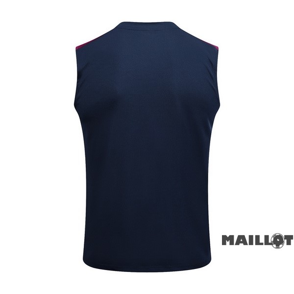Foot Maillot Pas Cher Entrainement Sans Manches Paris Saint Germain 2023 2024 Bleu Marine