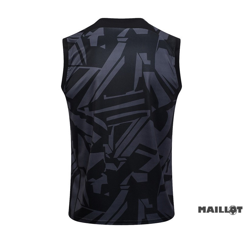 Foot Maillot Pas Cher Entrainement Sans Manches Paris Saint Germain 2023 2024 Gris