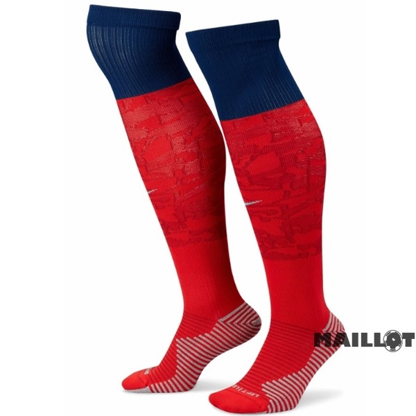 Foot Maillot Pas Cher Exterieur Chaussette Enfant Angleterre 2022 Rouge Bleu