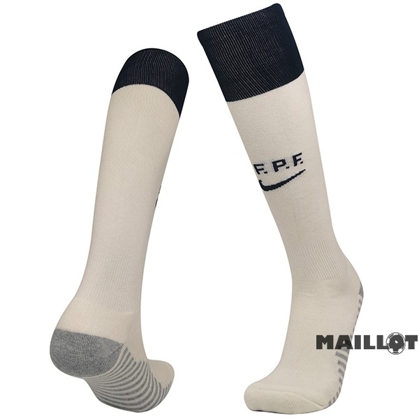 Foot Maillot Pas Cher Exterieur Chaussette Enfant Portugal 2022 Blanc