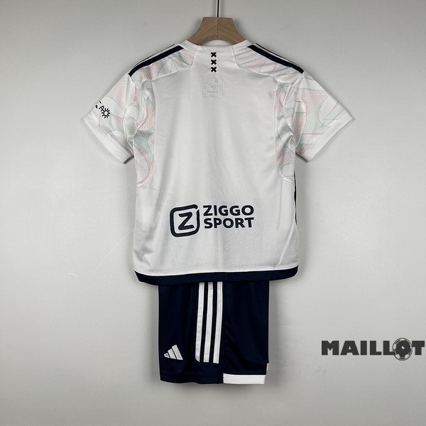 Foot Maillot Pas Cher Exterieur Conjunto De Enfant Ajax 2023 2024 Blanc
