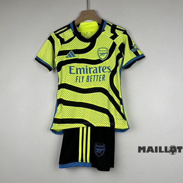 Foot Maillot Pas Cher Exterieur Conjunto De Enfant Arsenal 2023 2024 Vert