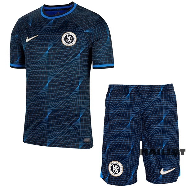 Foot Maillot Pas Cher Exterieur Conjunto De Enfant Chelsea 2023 2024 Bleu
