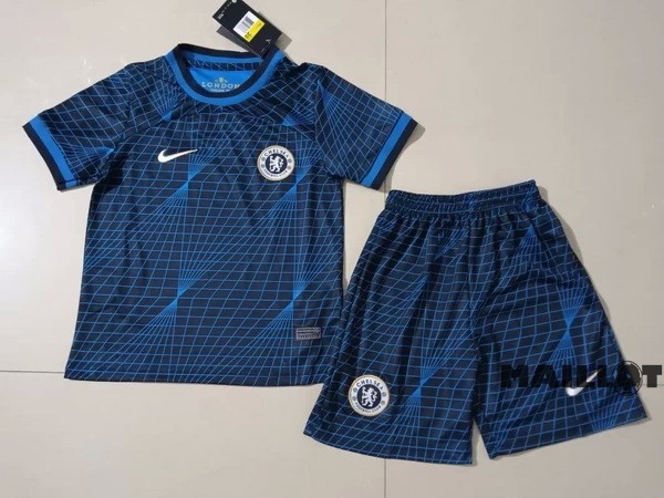 Foot Maillot Pas Cher Exterieur Conjunto De Enfant Chelsea 2023 2024 Bleu
