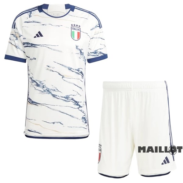 Foot Maillot Pas Cher Exterieur Conjunto De Enfant Italie 2023 Blanc