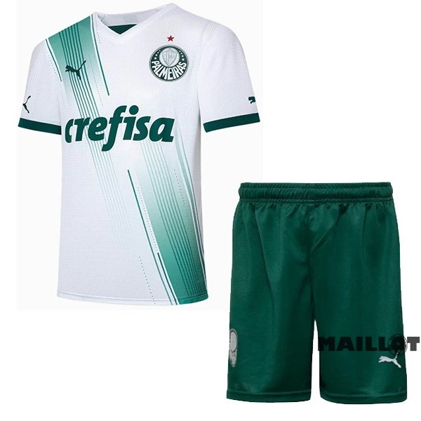 Foot Maillot Pas Cher Exterieur Conjunto De Enfant Palmeiras 2023 2024 Blanc