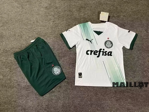 Foot Maillot Pas Cher Exterieur Conjunto De Enfant Palmeiras 2023 2024 Blanc