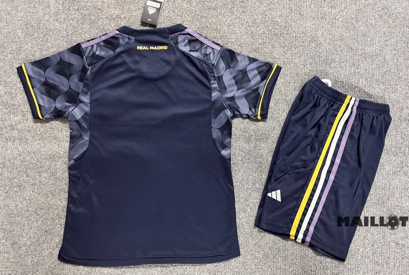 Foot Maillot Pas Cher Exterieur Conjunto De Enfant Real Madrid Enfant 2023 2024 Gris