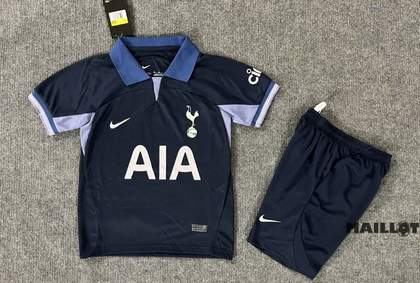 Foot Maillot Pas Cher Exterieur Conjunto De Enfant Tottenham Hotspur 2023 2024 Bleu Marine