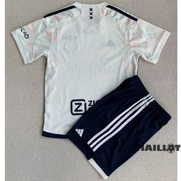 Foot Maillot Pas Cher Exterieur Conjunto De Homme Ajax 2023 2024 Blanc
