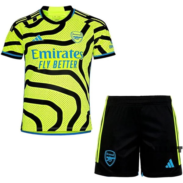 Foot Maillot Pas Cher Exterieur Conjunto De Homme Arsenal 2023 2024 Jaune