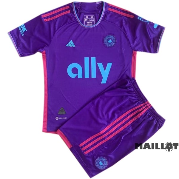 Foot Maillot Pas Cher Exterieur Conjunto De Homme Charlotte 2023 2024 Purpura