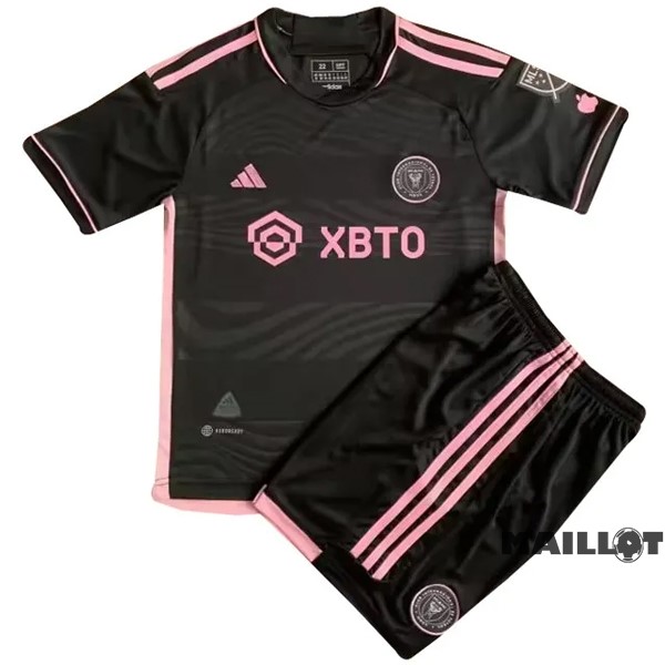 Foot Maillot Pas Cher Exterieur Conjunto De Homme Inter Miami 2023 2024 Noir