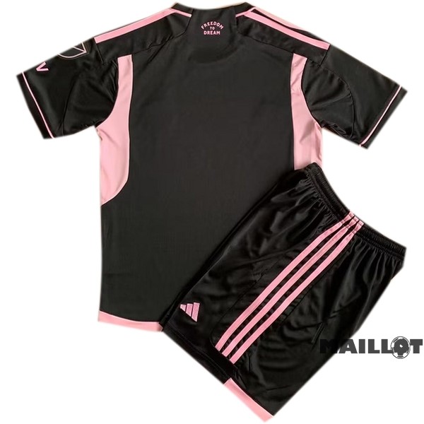 Foot Maillot Pas Cher Exterieur Conjunto De Homme Inter Miami 2023 2024 Noir