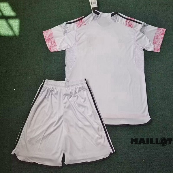 Foot Maillot Pas Cher Exterieur Conjunto De Homme Juventus 2023 2024 Blanc