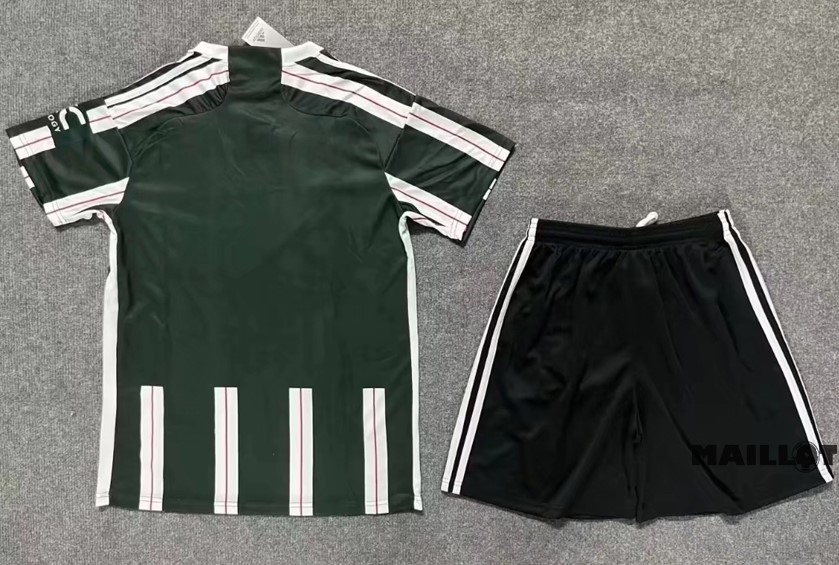 Foot Maillot Pas Cher Exterieur Conjunto De Homme Manchester United 2023 2024 Vert