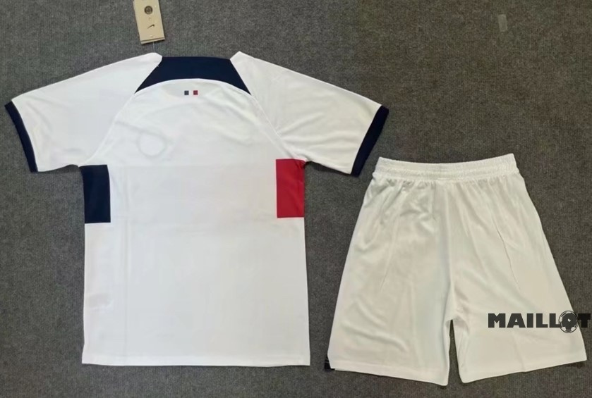 Foot Maillot Pas Cher Exterieur Conjunto De Homme Paris Saint Germain 2023 2024 Blanc