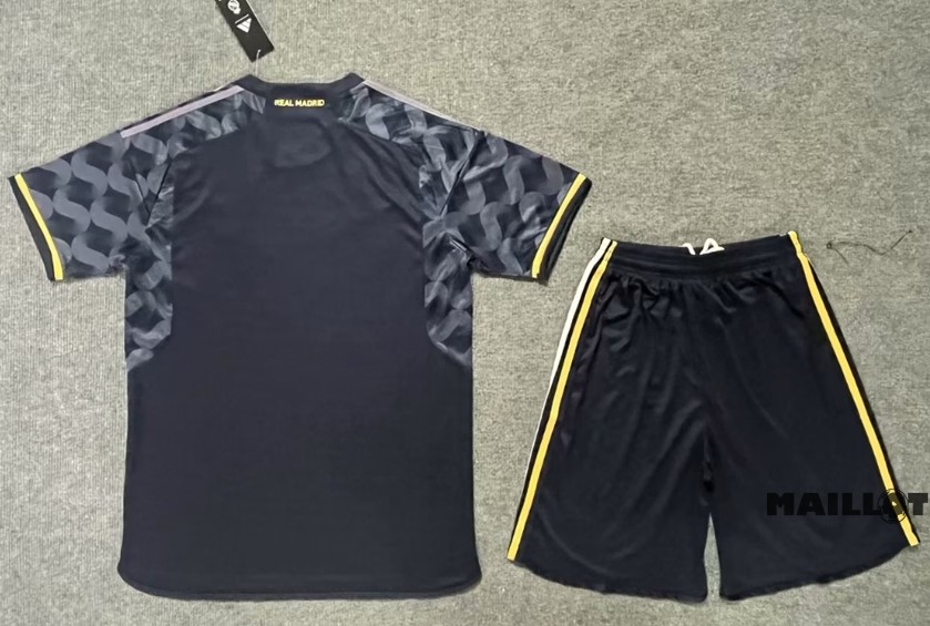Foot Maillot Pas Cher Exterieur Conjunto De Homme Real Madrid 2023 2024 Gris