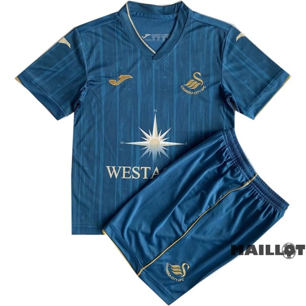Foot Maillot Pas Cher Exterieur Conjunto De Homme Swansea 2023 2024 Bleu