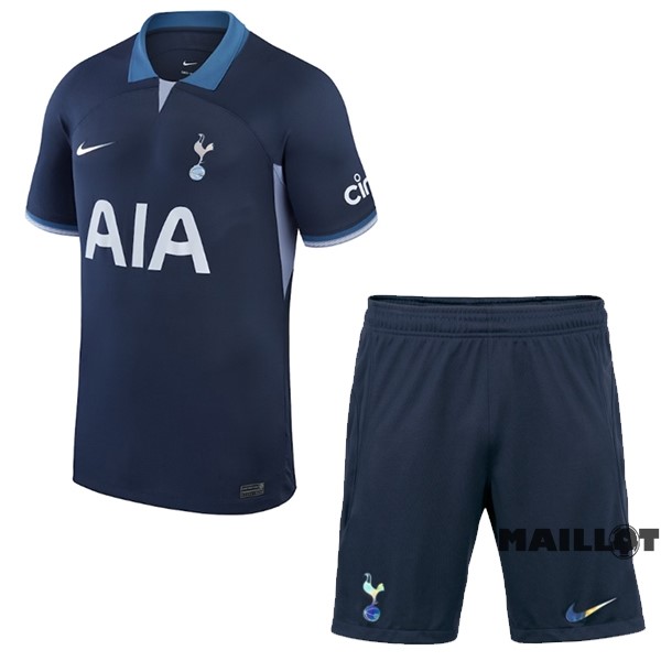 Foot Maillot Pas Cher Exterieur Conjunto De Homme Tottenham Hotspur 2023 2024 Bleu Marine