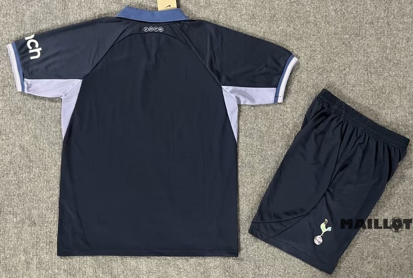 Foot Maillot Pas Cher Exterieur Conjunto De Homme Tottenham Hotspur 2023 2024 Bleu Marine