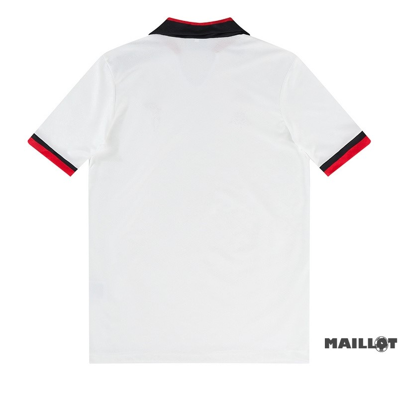 Foot Maillot Pas Cher Exterieur Maillot AC Milan Retro 1989 1990 Blanc