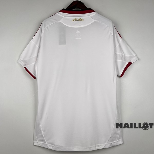 Foot Maillot Pas Cher Exterieur Maillot AC Milan Retro 2009 2010 Blanc
