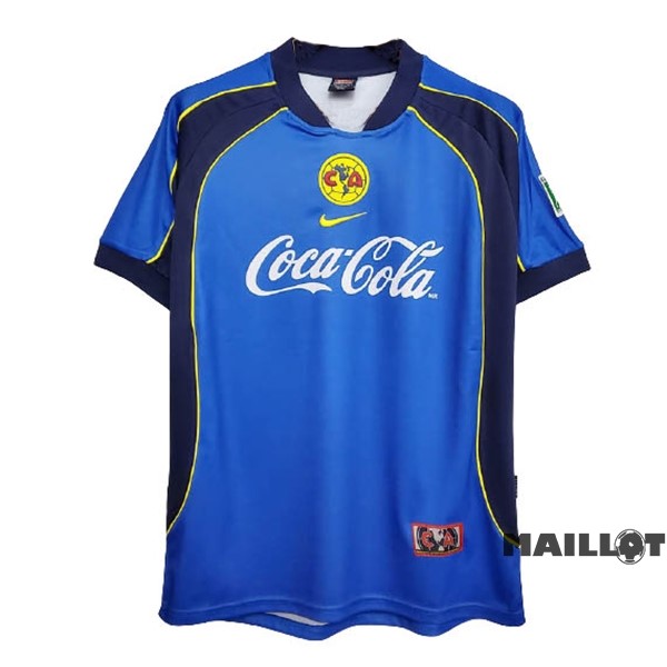 Foot Maillot Pas Cher Exterieur Maillot América Retro 2001 2002 Bleu