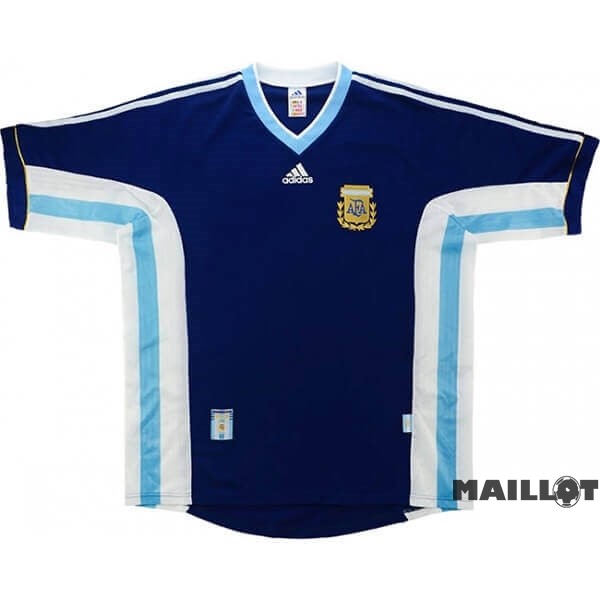 Foot Maillot Pas Cher Exterieur Maillot Argentine Retro 1998 Bleu