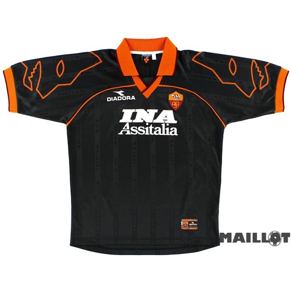Foot Maillot Pas Cher Exterieur Maillot As Roma Retro 1999 2000 Rouge